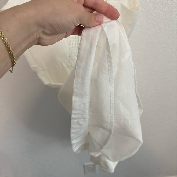 NEW NWT Milly Everly Sweetheart Neck Sleeveless Linen Ramie Mini Dress White 12 - Picture 12 of 14